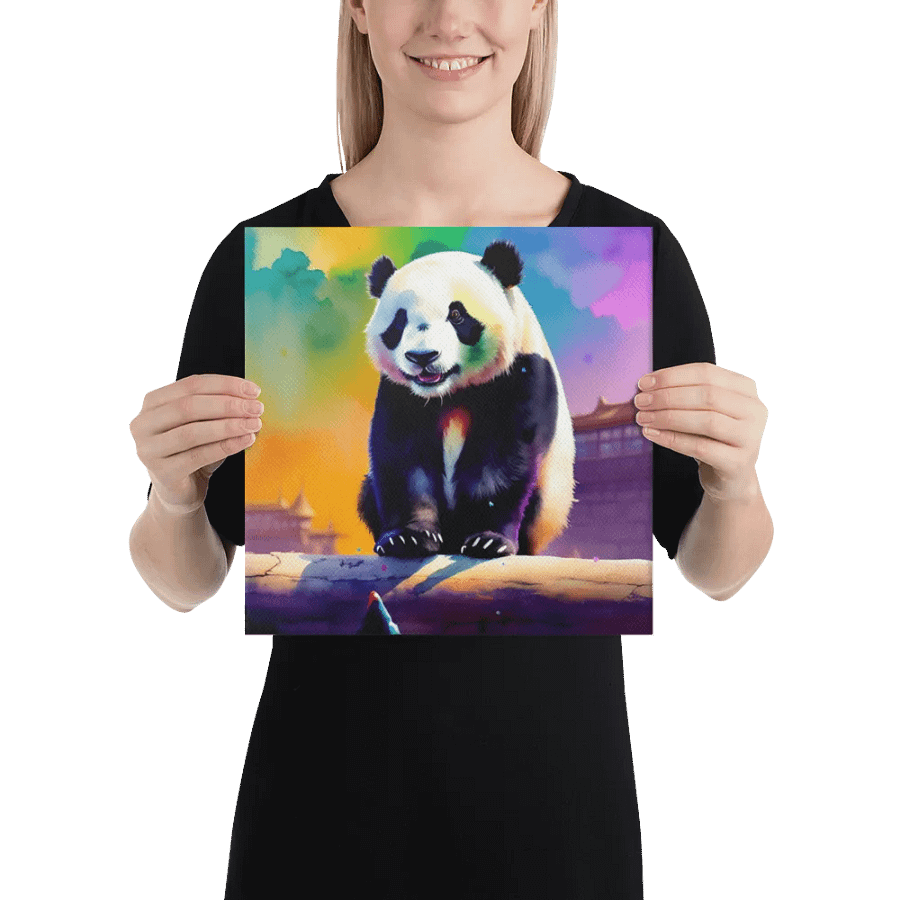 Cute Panda Digital Painting - v4 product image (3)