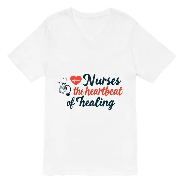Heartbeat of Healing V-Neck Tee product image (2)