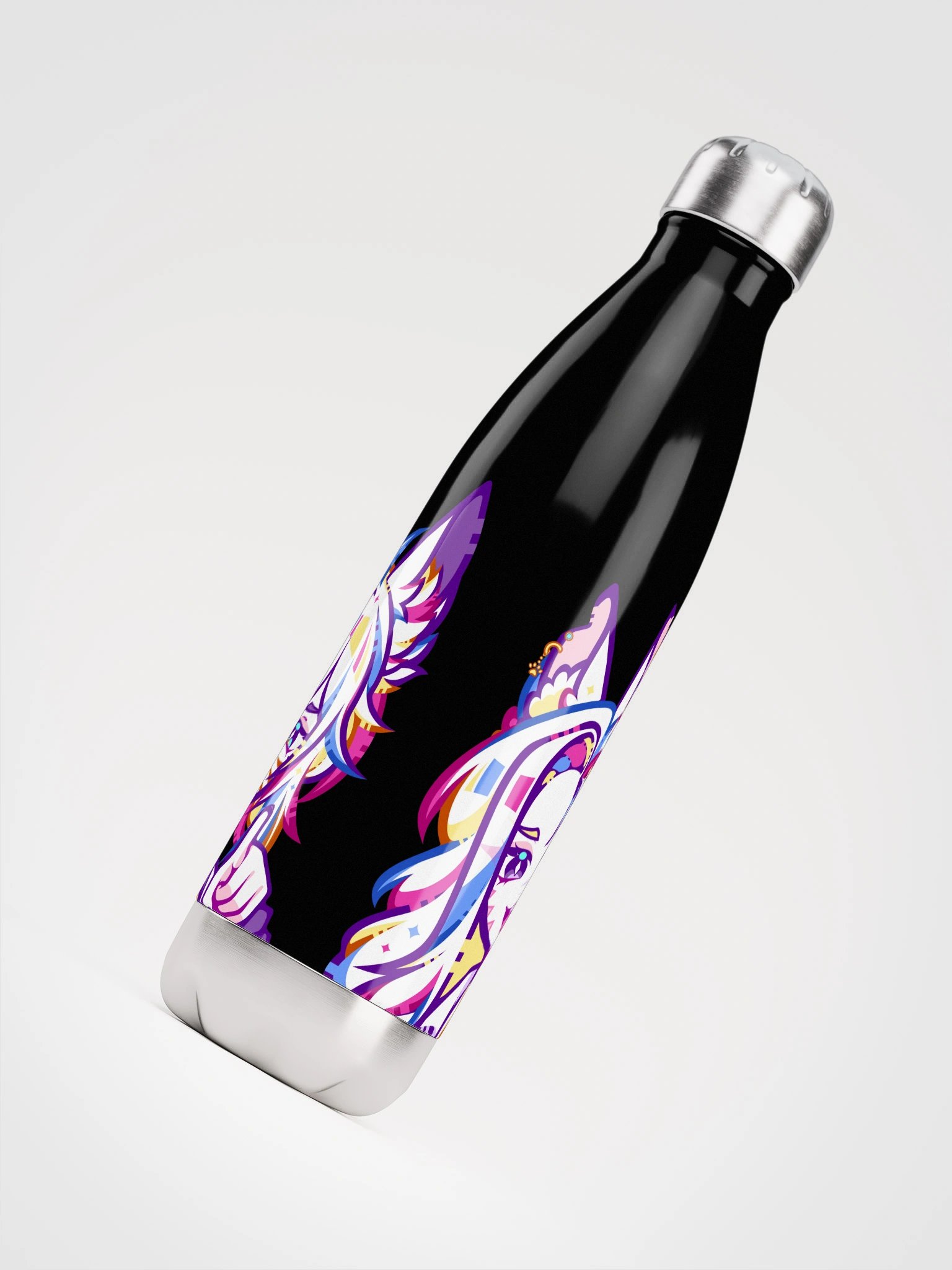 WolfcatRisi Duality Stainless Steel Water Bottle product image (8)