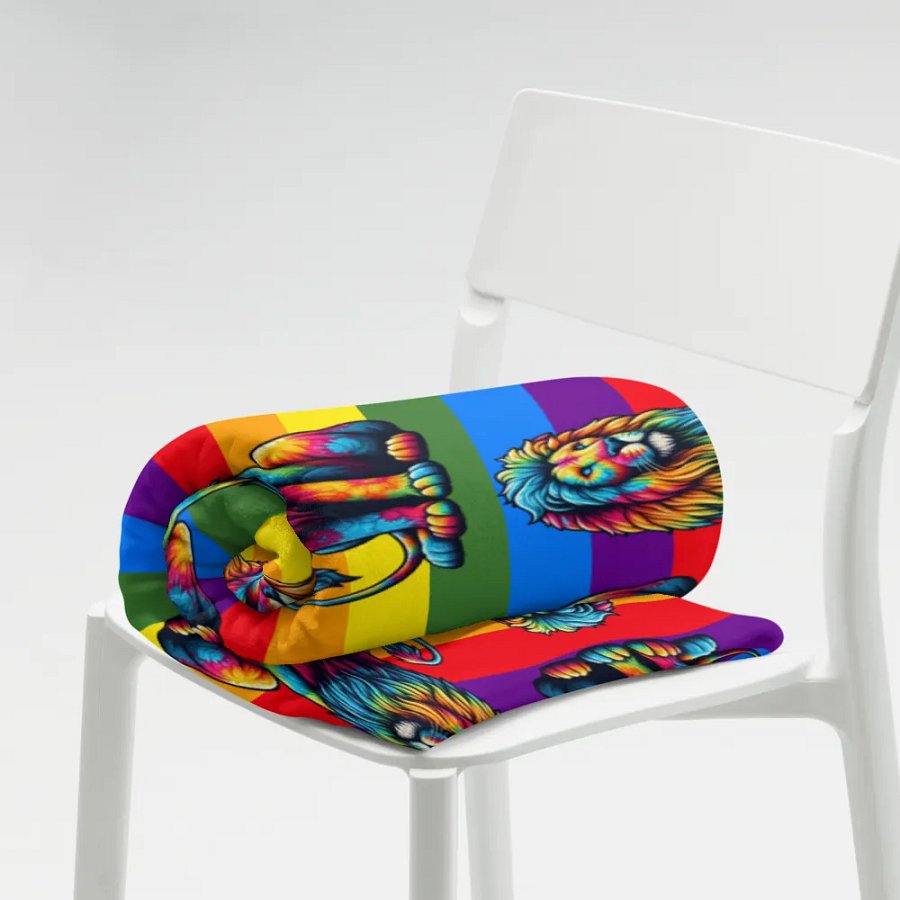 Lion Fiesta Throw Blanket product image (7)