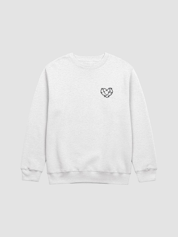 Barbed Wire Heart Crewneck Sweatshirt product image (1)