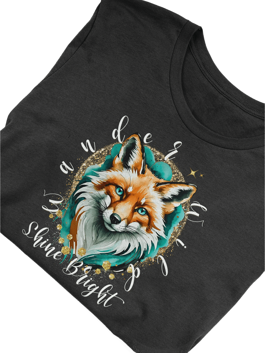 Wander Wild Shine Bright Fox Graphic Tee product image (5)