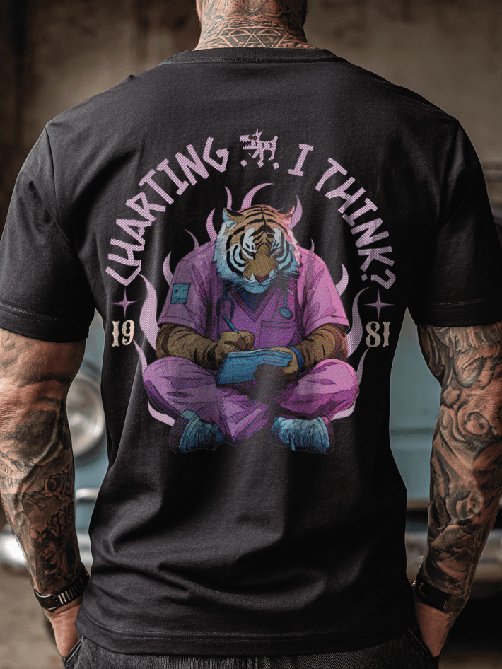 funny nurse shirt, charting shirt product image (2)