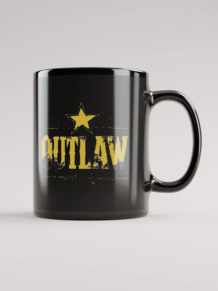 "Outlaw" Mug Gold Lettering product image (1)