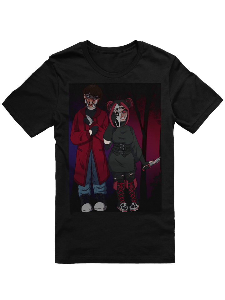 Halloween: GhostieFace and Pigjima T-shirt product image (1)