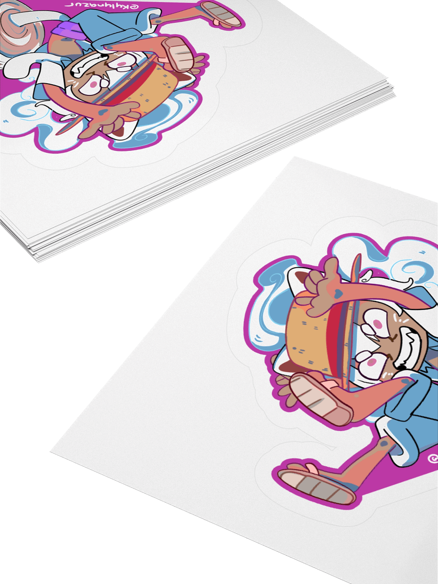 Pluffy D. Monkey Sticker product image (12)