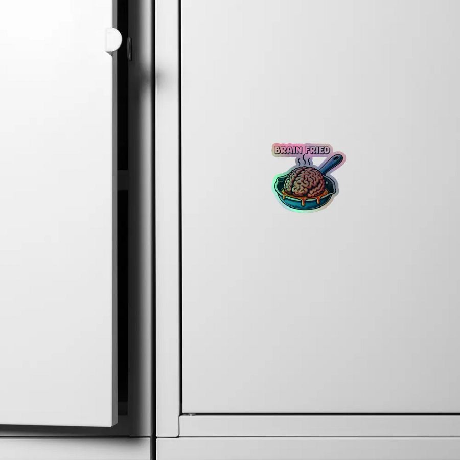 Brain Fried Holographic Sticker Sheet product image (6)
