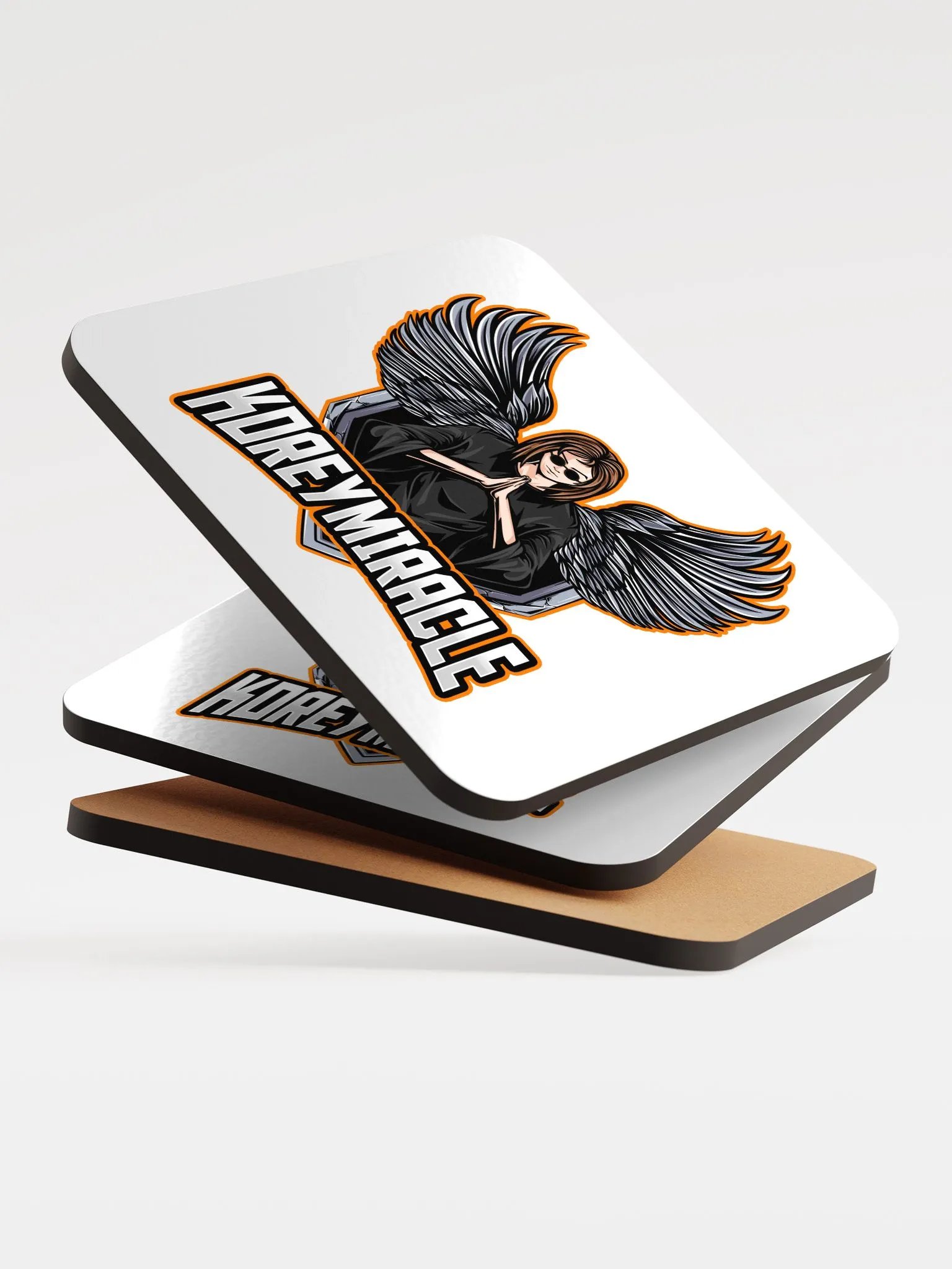 Korey Miracle Logo Coaster product image (4)