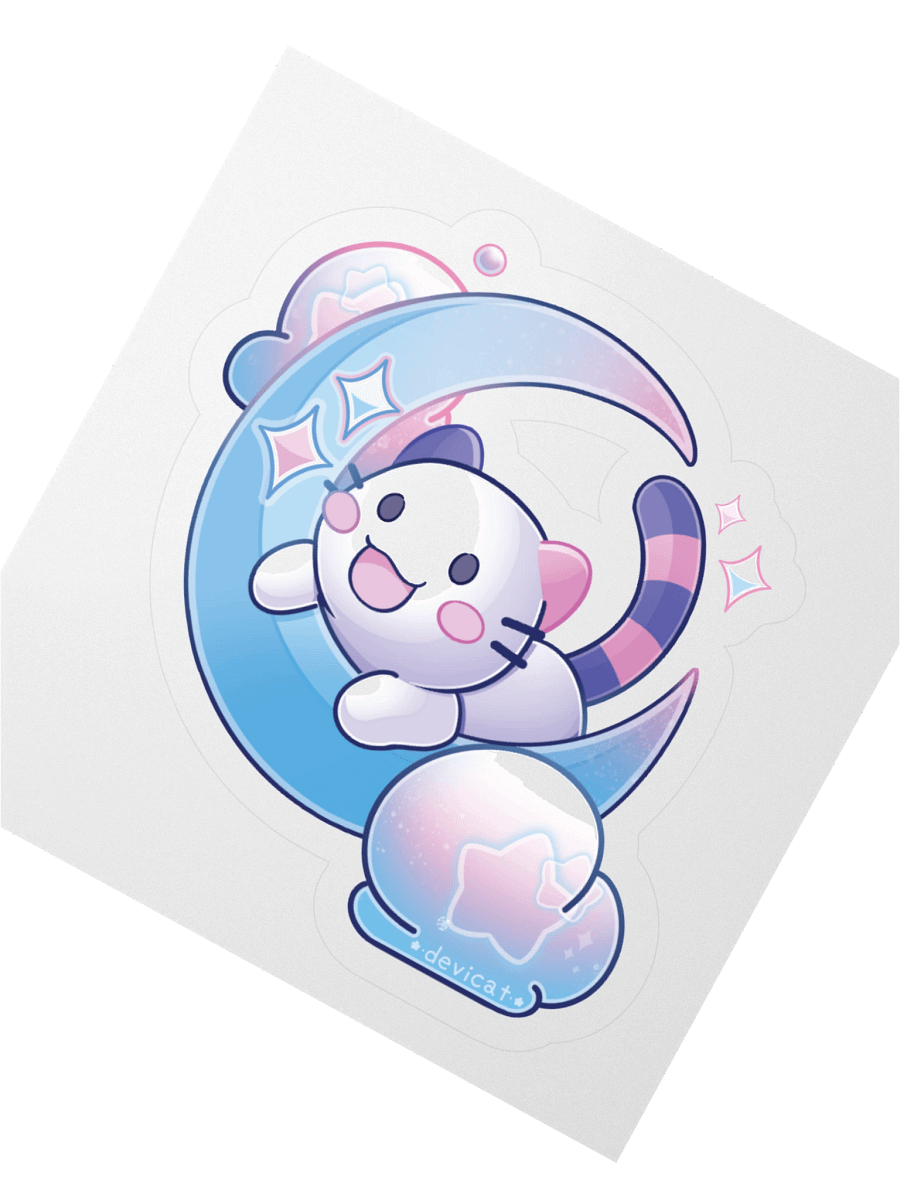 Sticker • CandiCat on the Moon • 2025 product image (5)
