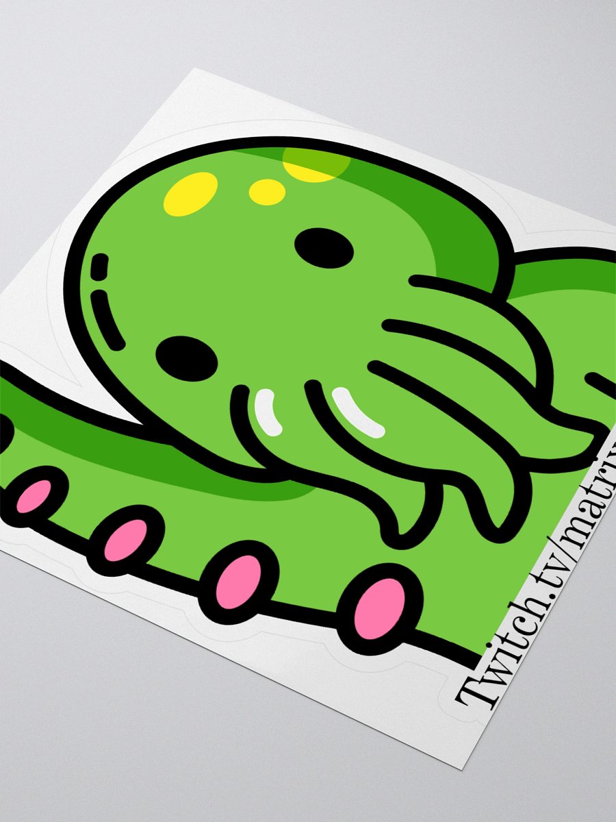 4x4 Cthulhu Hello Emote Sticker product image (3)
