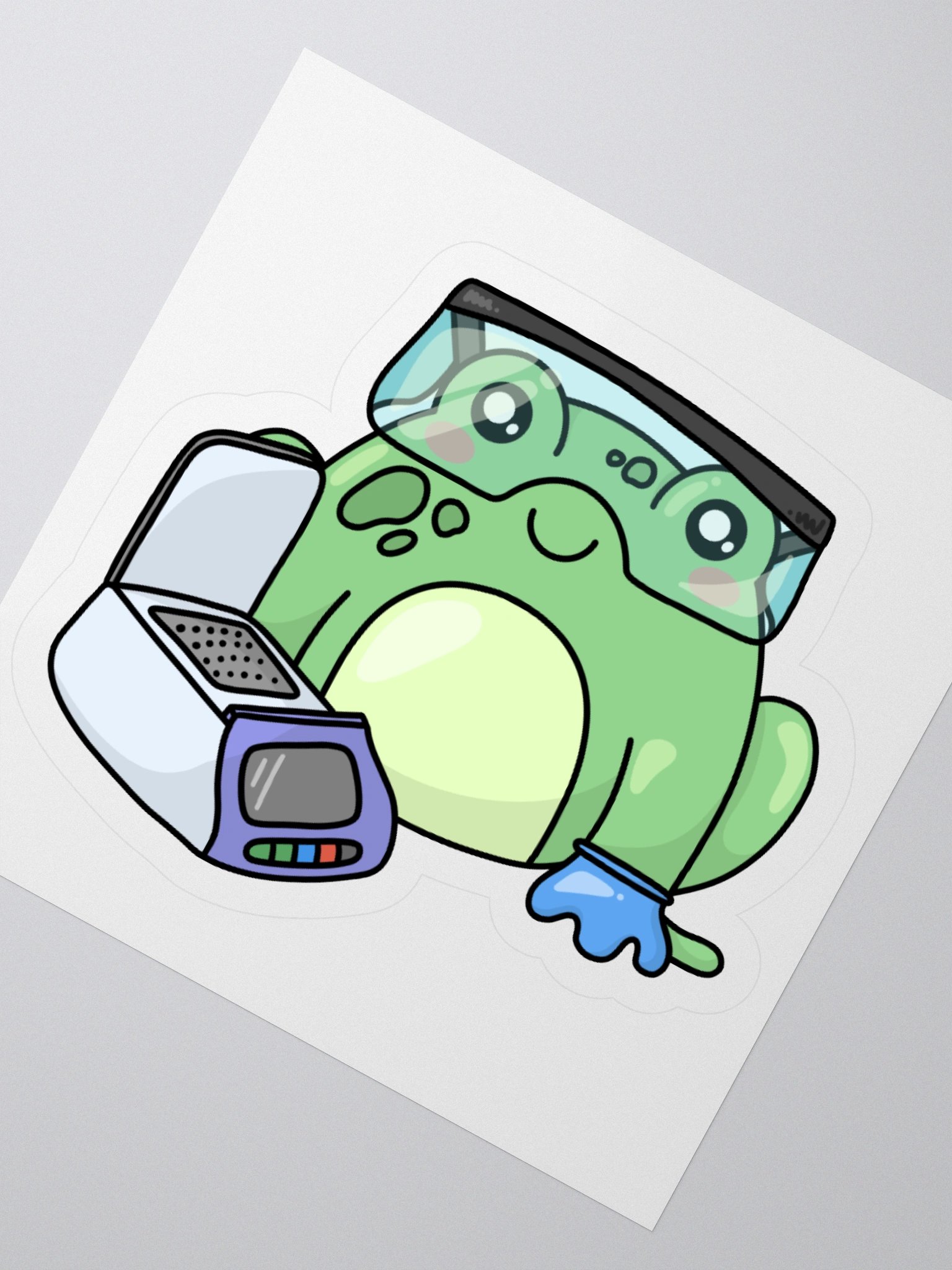 PCR Frog Kiss Cut Sticker product image (2)