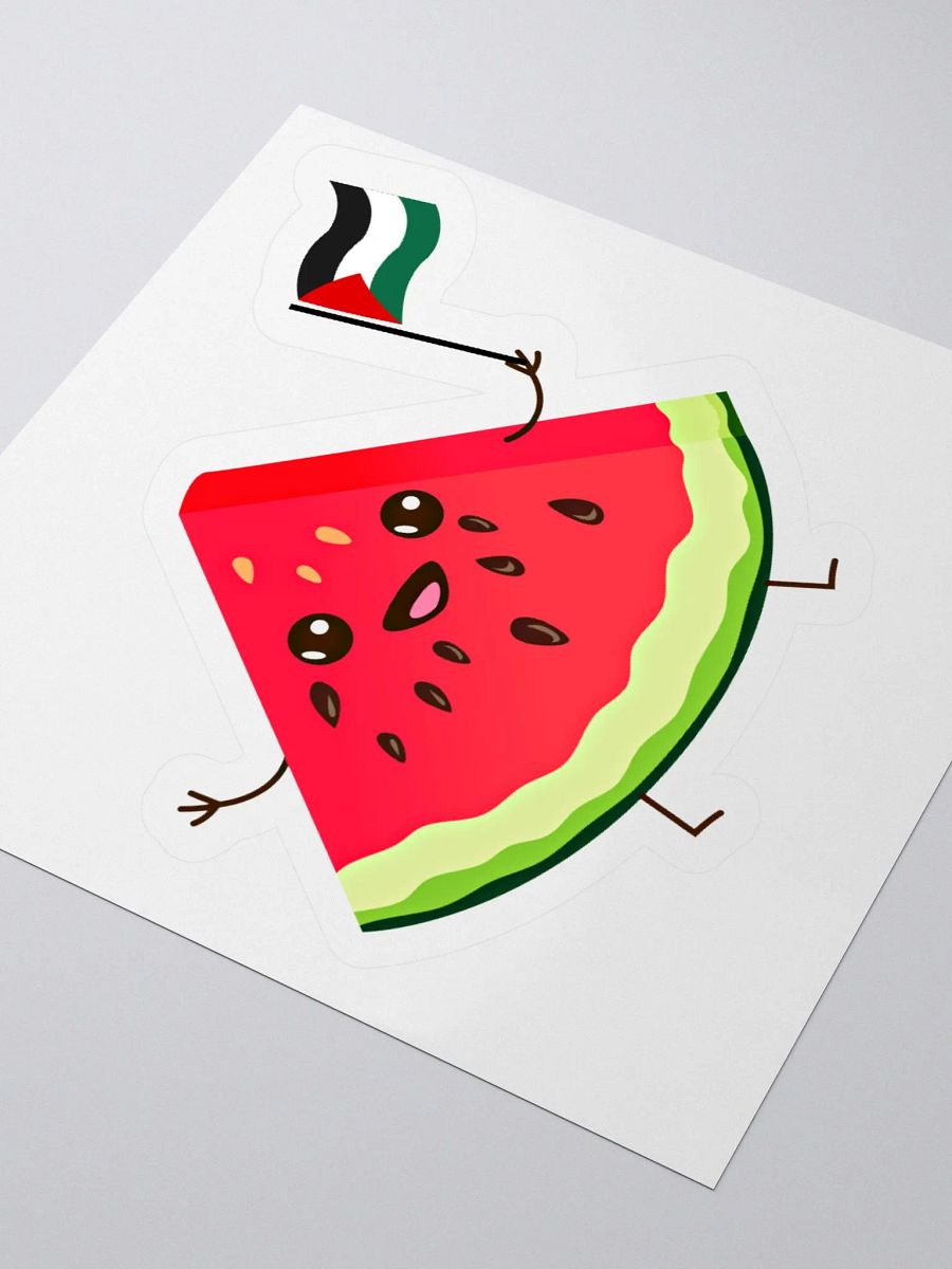 Watermelon Palestine Flag Sticker product image (7)