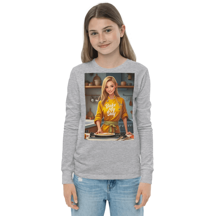 Bake My Day Youth Long Sleeve Tee product image (4)