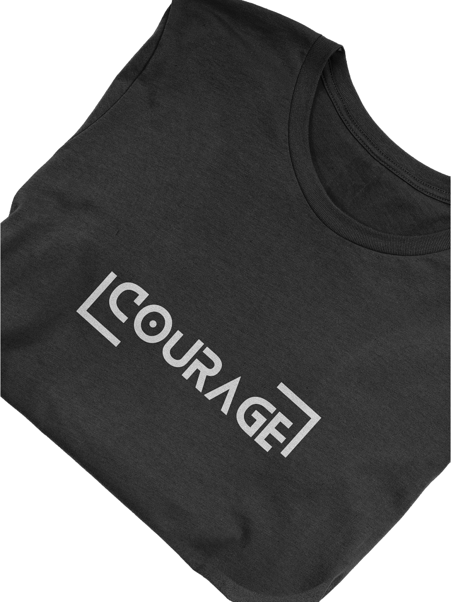 Courage Black T-Shirt product image (5)