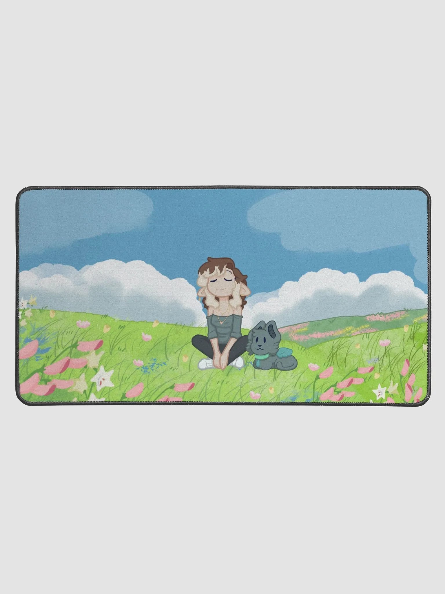 Cry W/Dewie Garden Desk Mat product image (1)