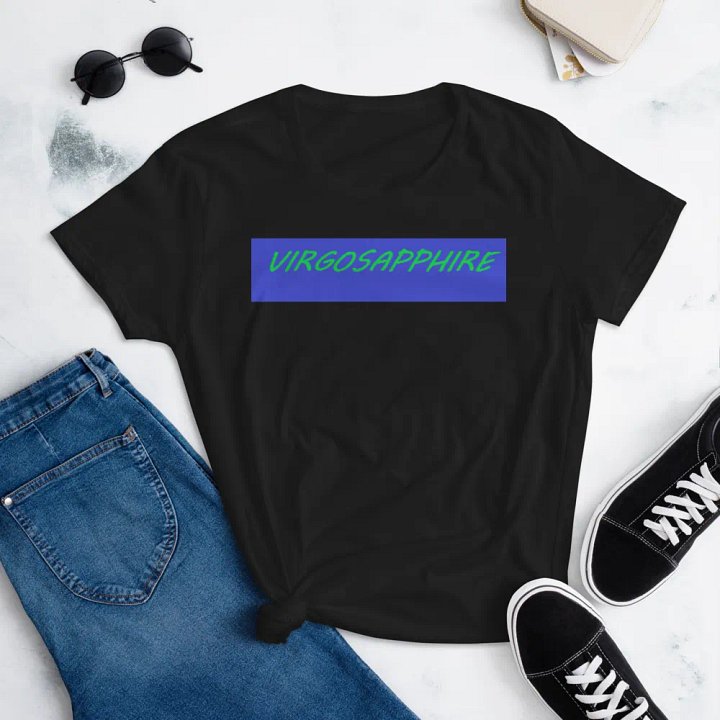 Women's Multi-Colored Virgo Fitted T-Shirt product image (2)