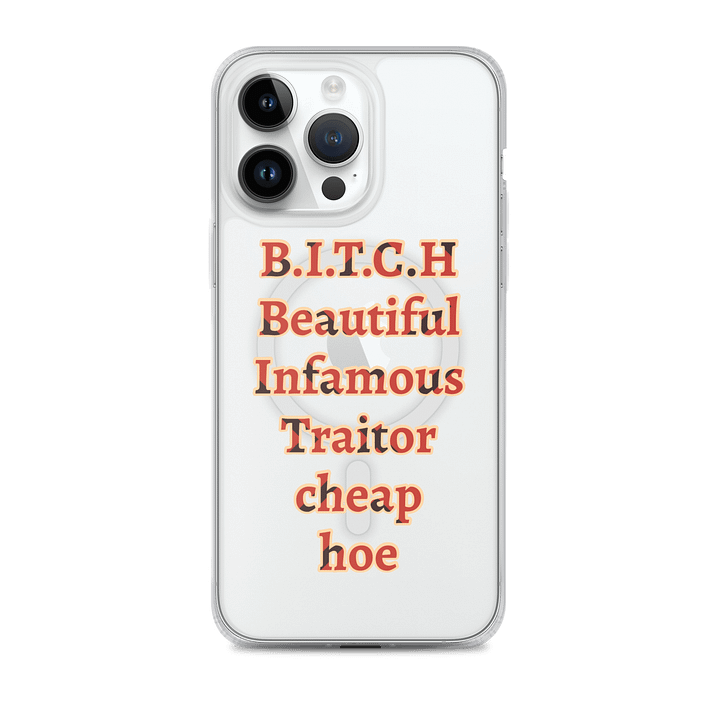 B.I.T.C.H. MagSafe® Clear Case product image (2)
