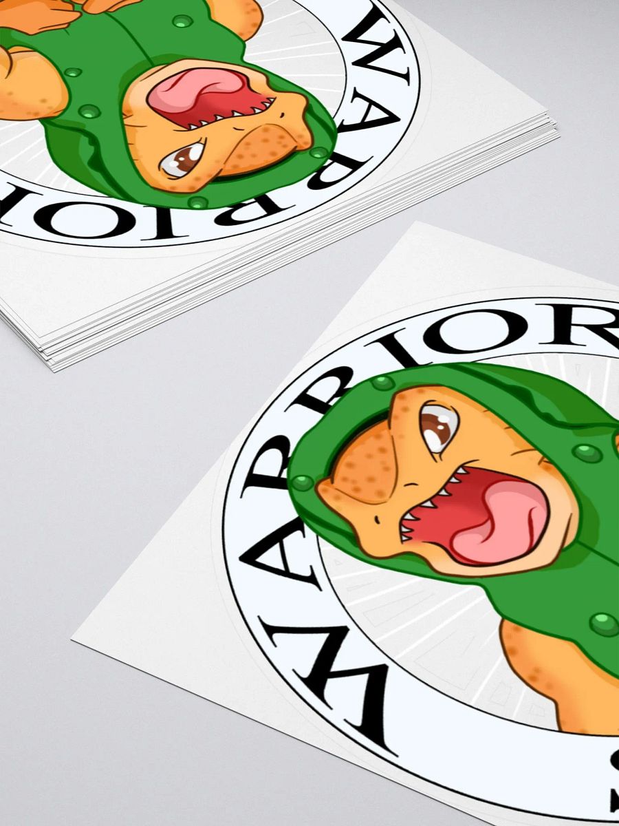 Buff Pickle Warrior Strong Sticker product image (11)