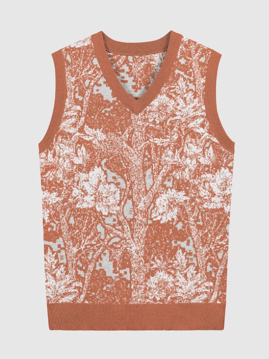 Floral Finesse V-Neck Vest product image (1)