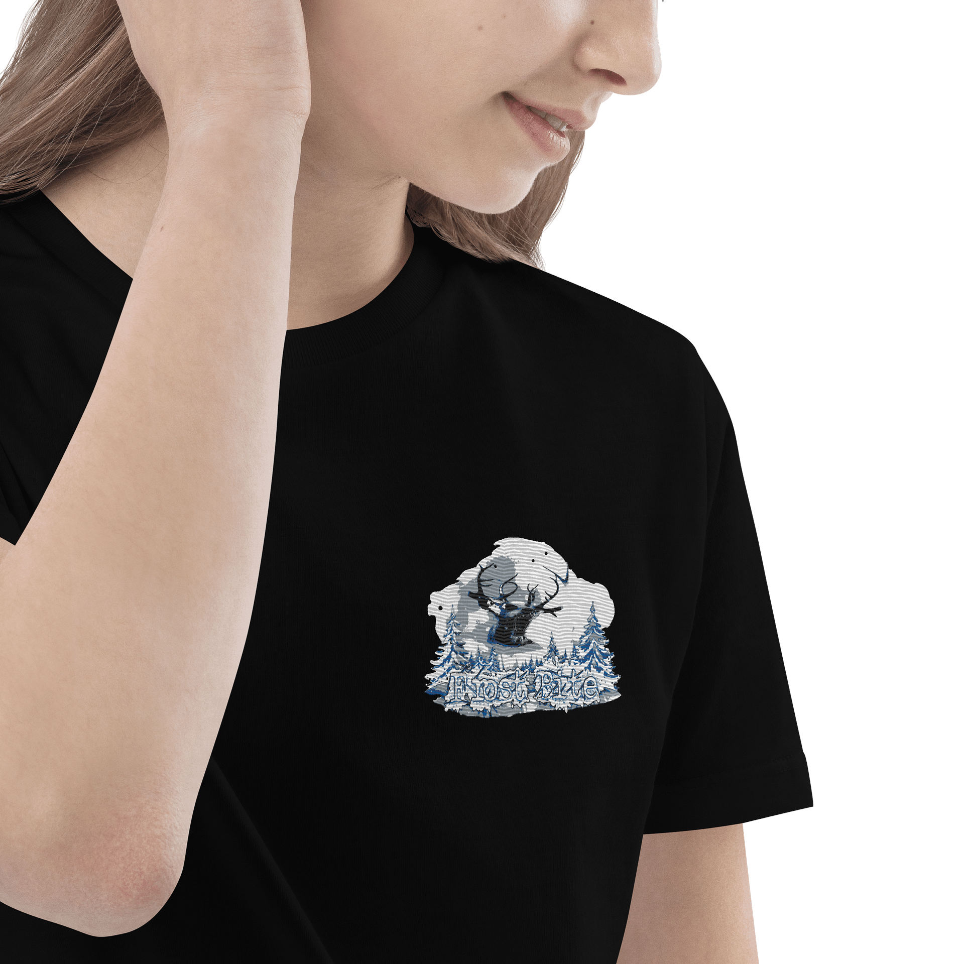 Frost Bite Deer Kids T-Shirt product image (7)