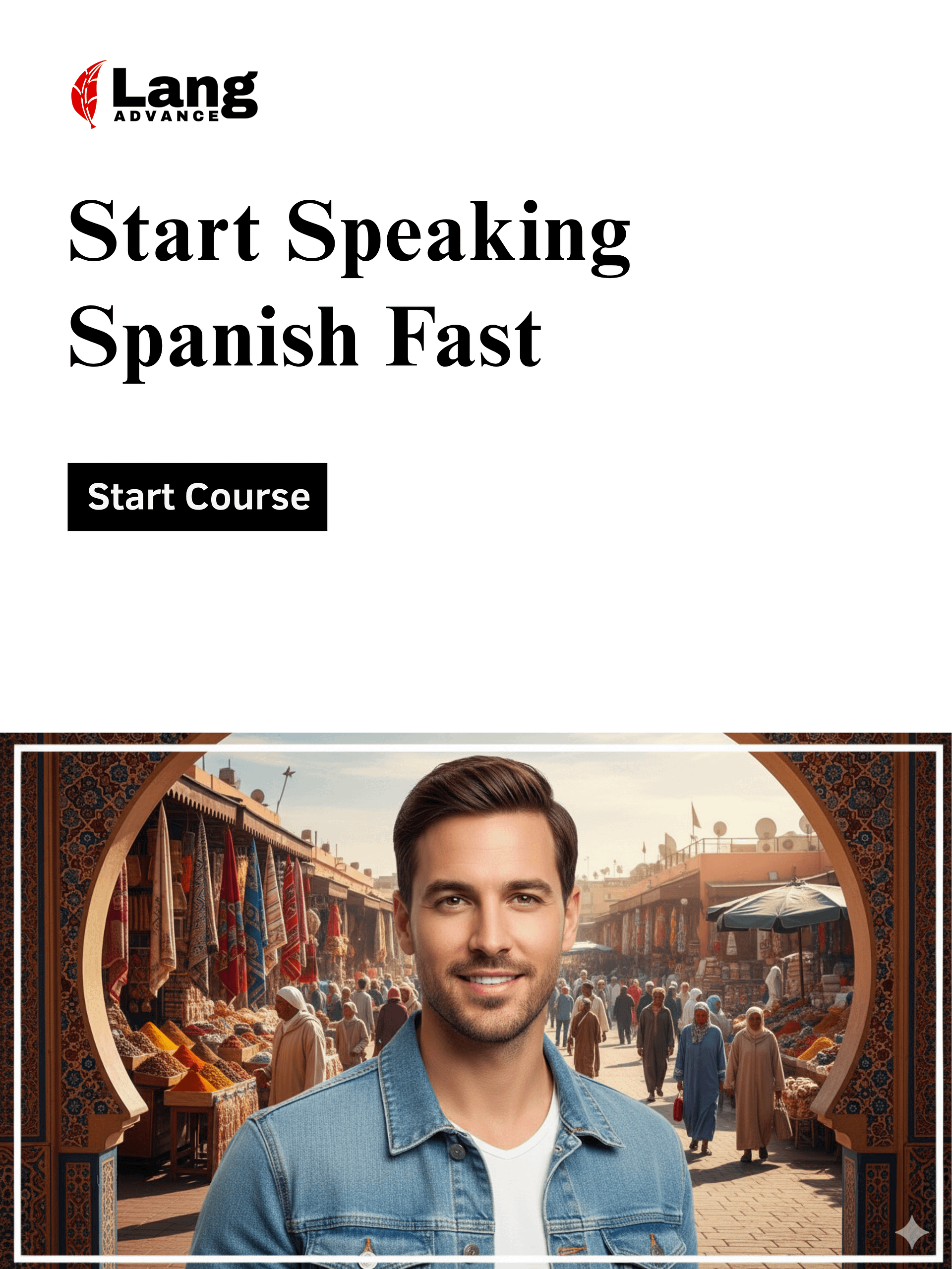 Spanish to Start Speaking. For beginners. Easier and Faster product image (1)