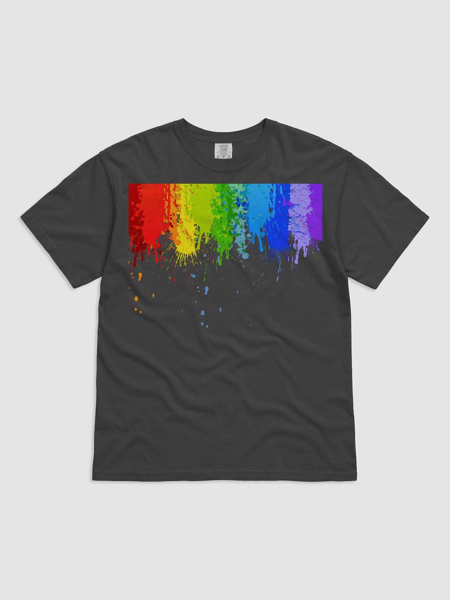 Rainbow Splatter Pride T-Shirt product image (1)