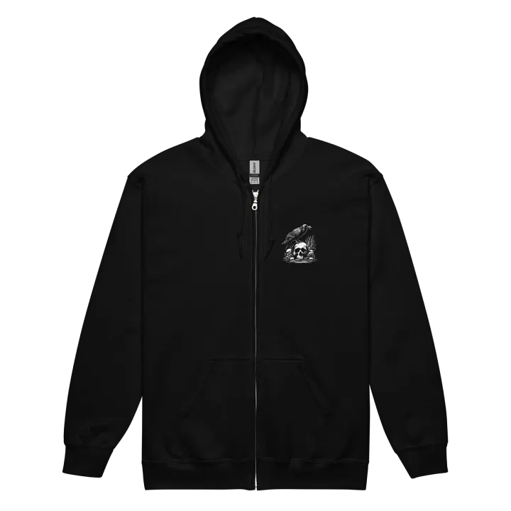 Fake Authority Raven Zip Hoodie product image (2)
