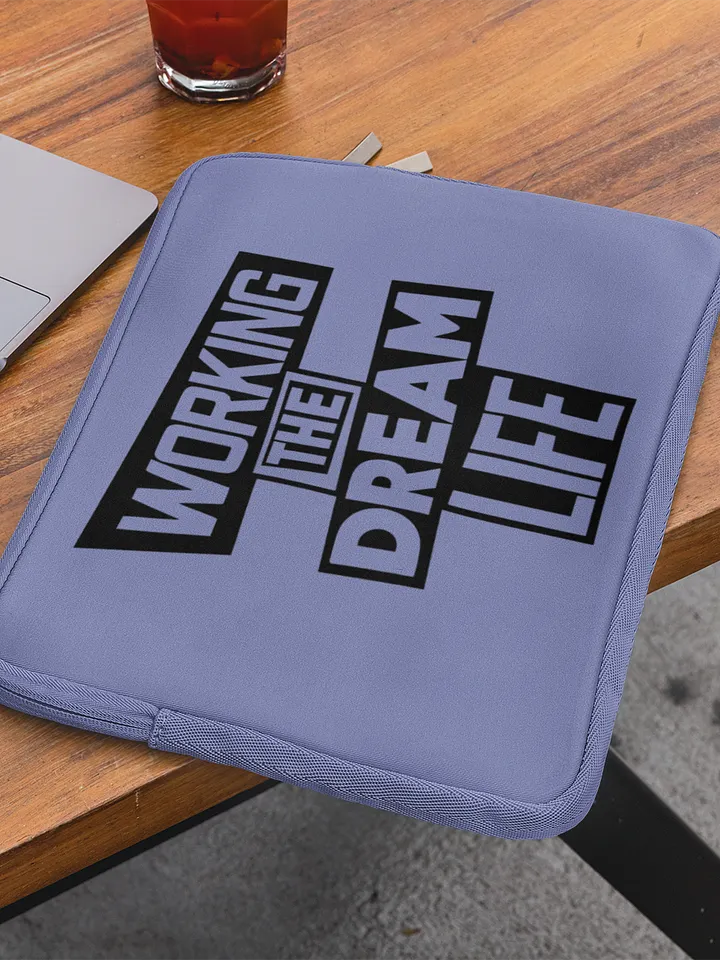 Premium Purple Laptop Sleeve – Working The Dream Life | Sleek, Protective & Leadership-Ready (13” & 15”) product image (1)