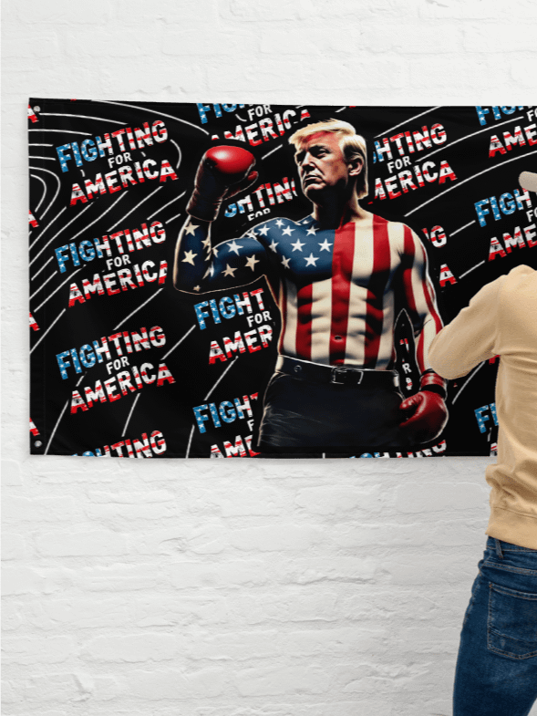 Flag: Trump, Fighting for America product image (1)