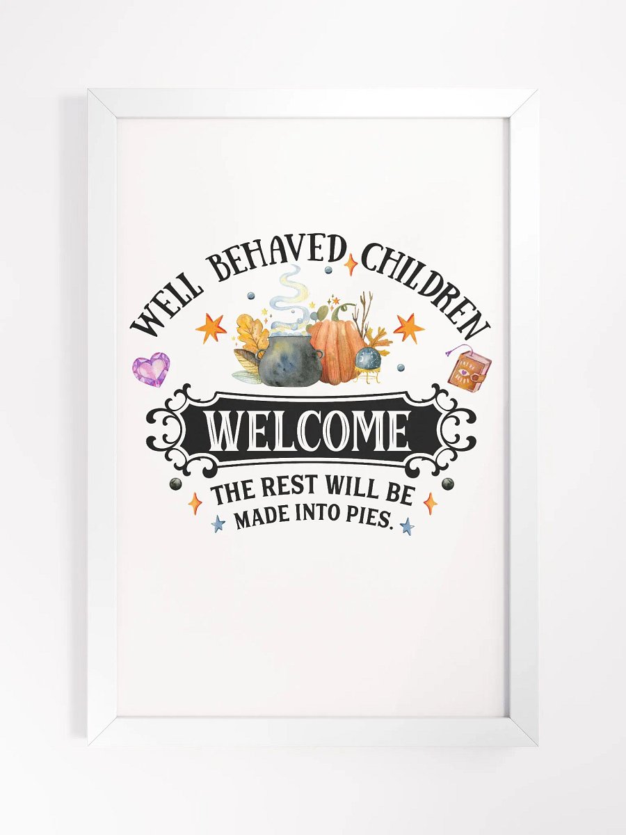 Well Behaved Children Welcome - Witchy, Kitchen Witch, Magic Kitchen Gift product image (2)