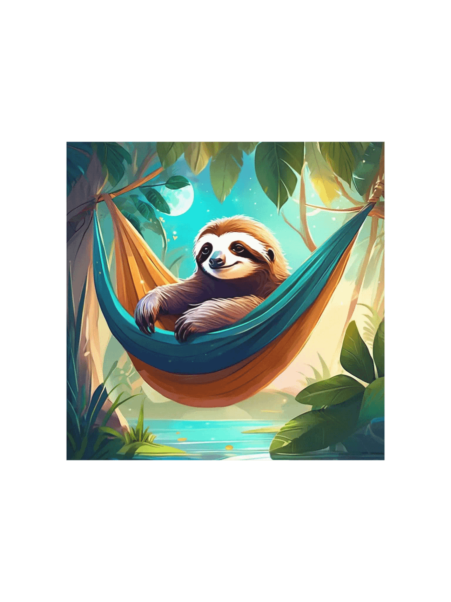 Sloth Serenity Matte Poster product image (5)