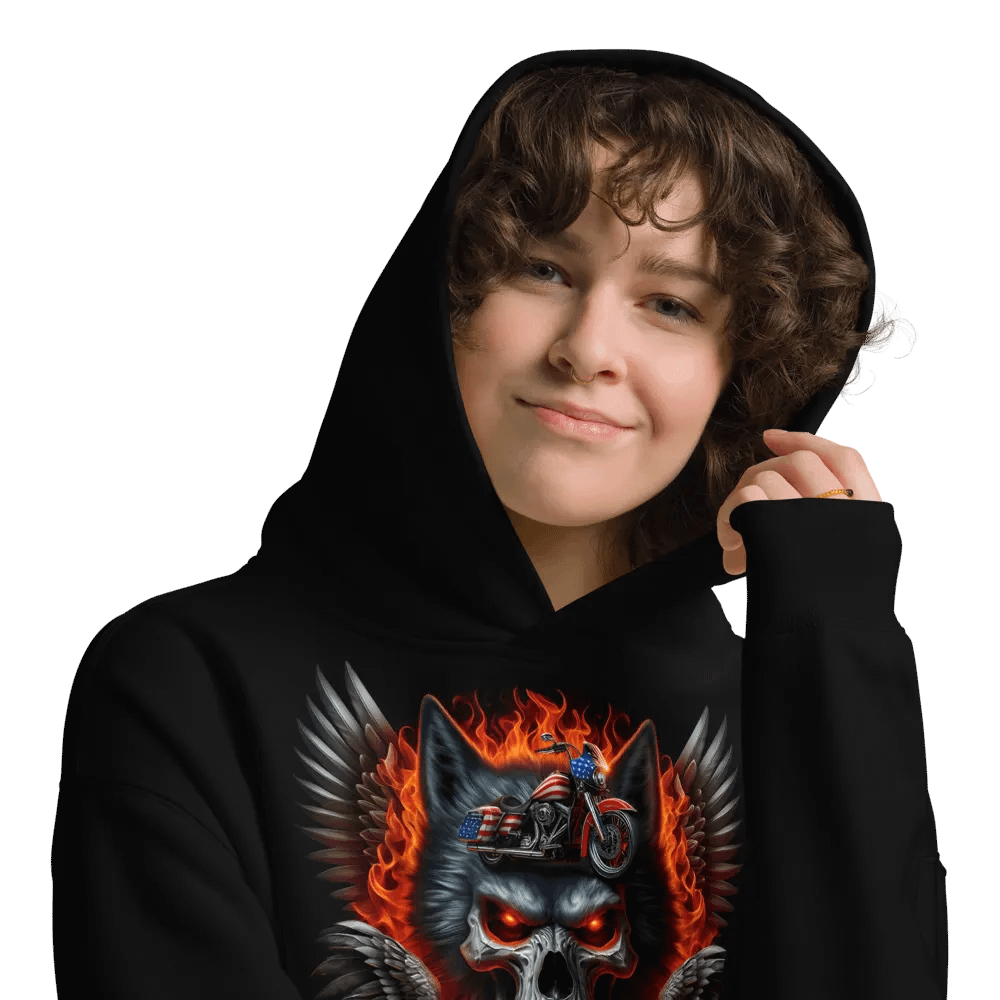 Apocalyptic Rider Graphic Hoodie #38 product image (9)