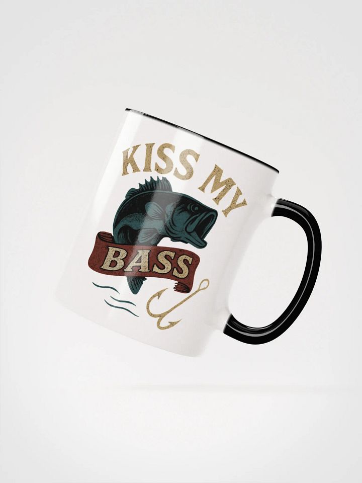 Kiss My Bass Coffee Mug – Vintage Funny Fishing Gift product image (12)