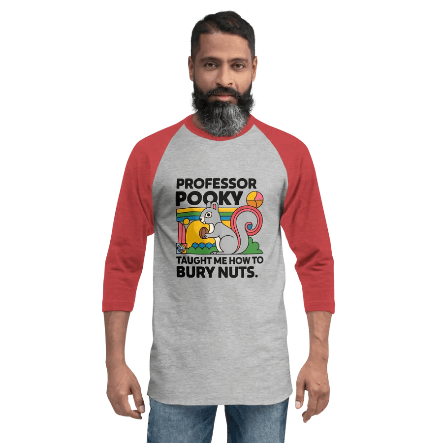 Professor Pocky's Nut-Burying Lesson Tee product image (2)