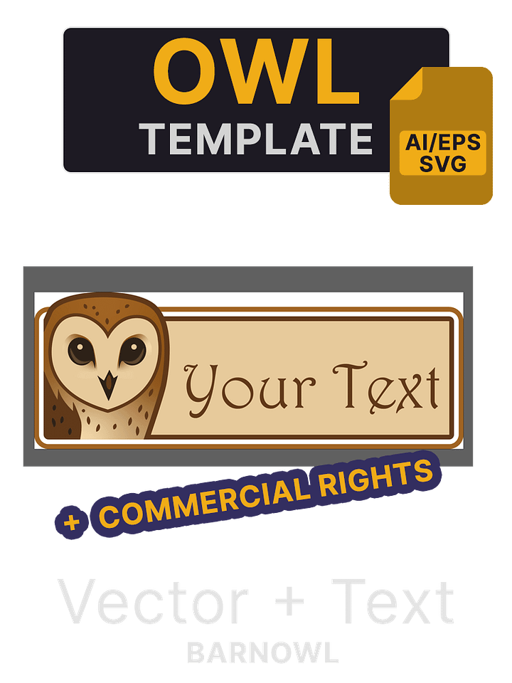 Barnowl Panel Template product image (1)