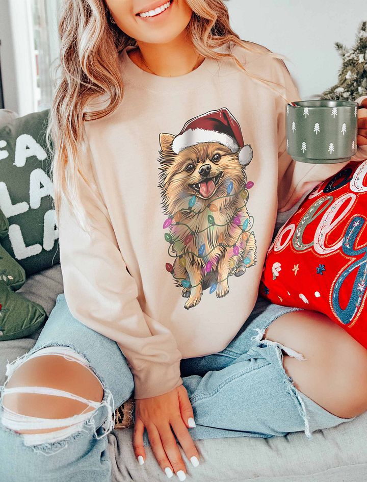Funny Pomeranian Christmas Sweatshirt product image (16)