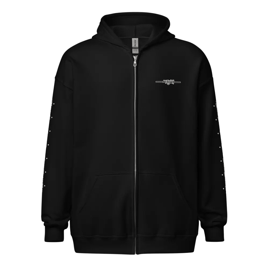 Hitori 사랑해 Valentine's 2025 Unisex Heavy Blend Zip Hoodie product image (1)