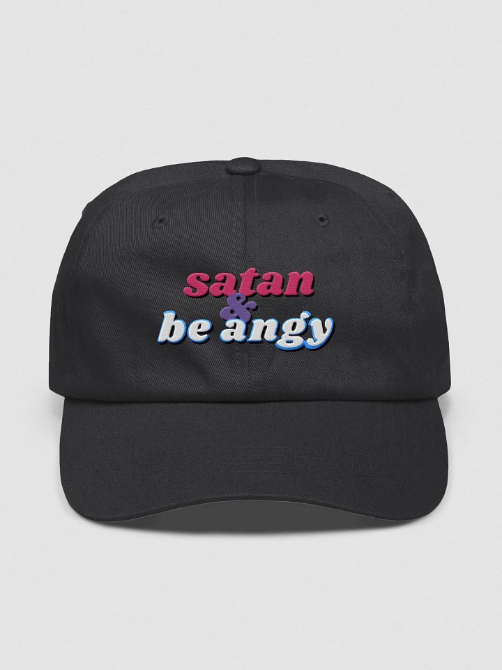 Satan & Be Angy Embroidered Dad Hat product image (1)