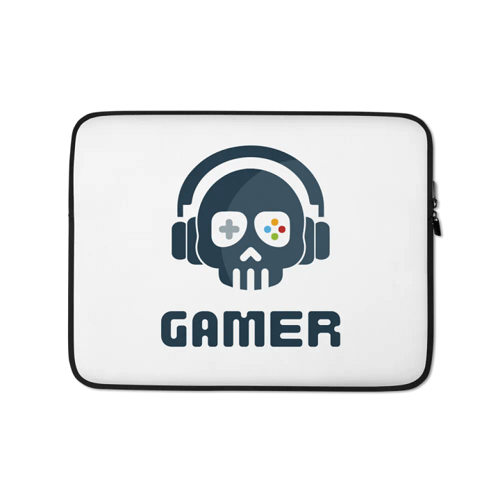 Gamer's Skull Laptop Sleeve product image (1)