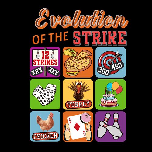🎳 Evolution Of A Strike tee is here to bowl you over! 😄 This design is a wild celebration of every epic bowling moment—from t...