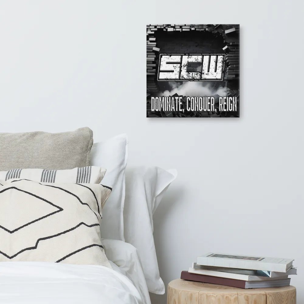 SCW Logo and Mantra Canvas Poster product image (6)