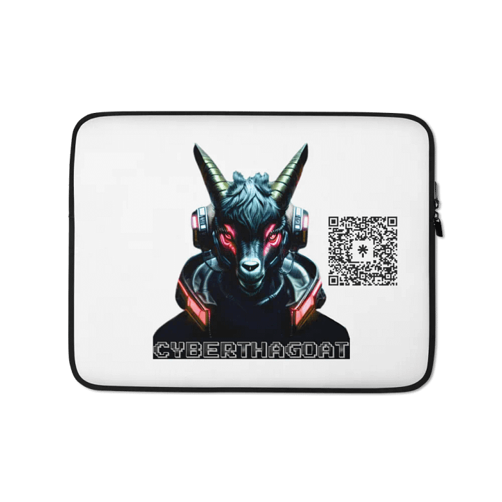 Goat laptop sleeve product image (1)