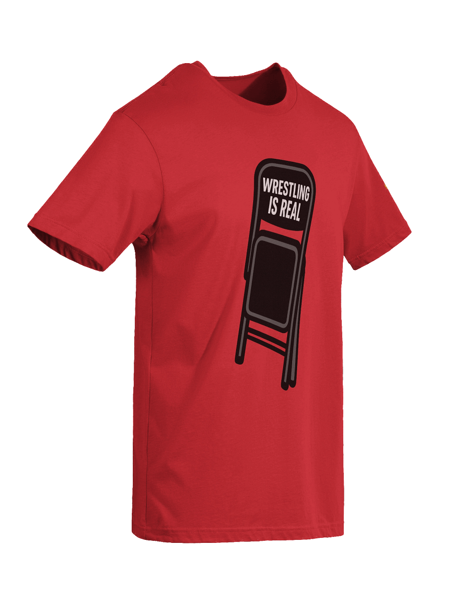 Wrestling Is Real - Red Shirt product image (9)