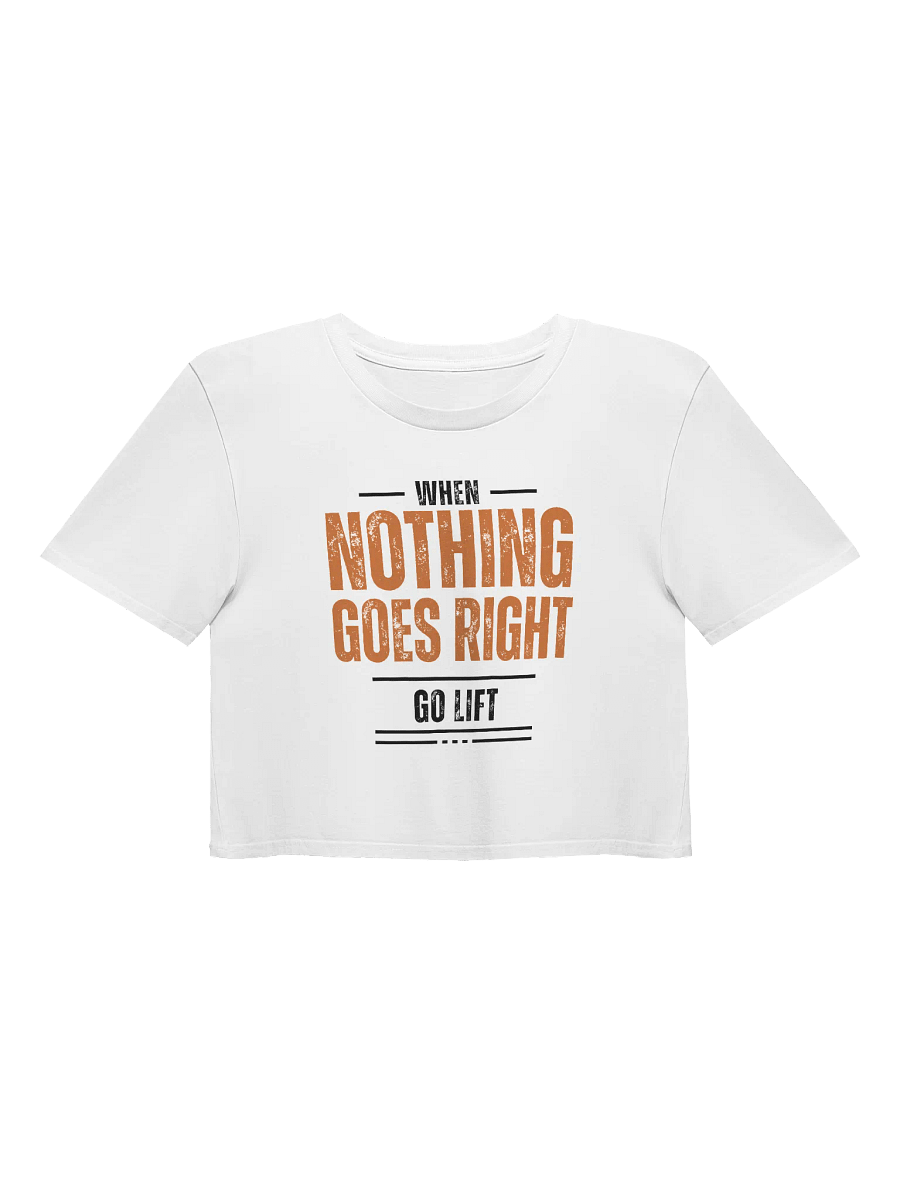 Lifts Workout Top I Funny Festival Crop Top I Women's Gym Wear product image (3)