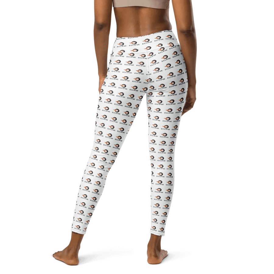 Eclipse Women's White Yoga Leggings with Inside Pocket product image (2)