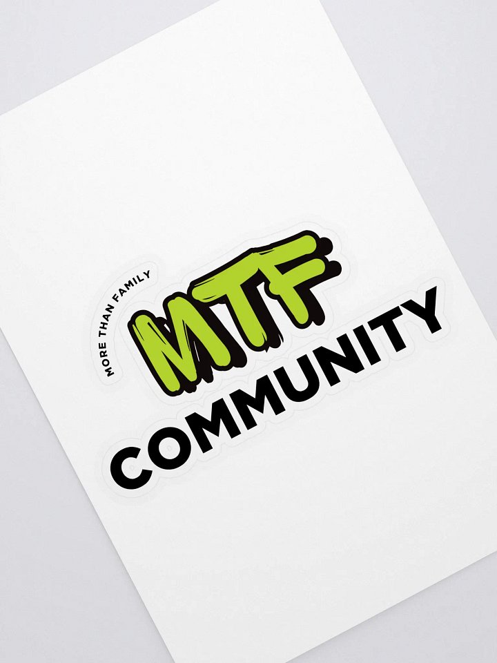 MTF Community Sticker product image (1)
