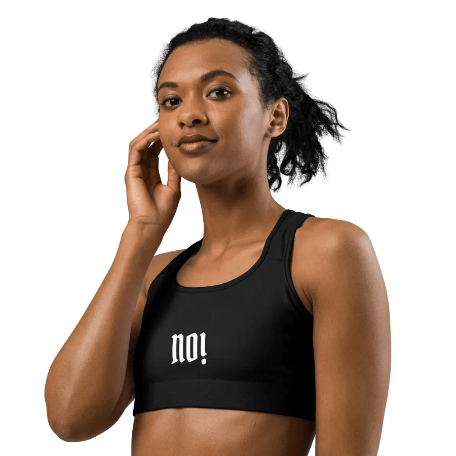 "No!" Women's Sports Bra product image (6)