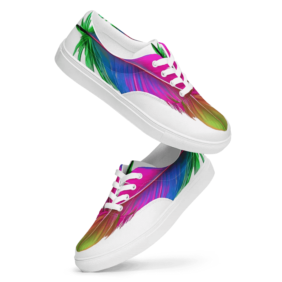 Tropical Feather - Women's Lace-Up Canvas product image (6)