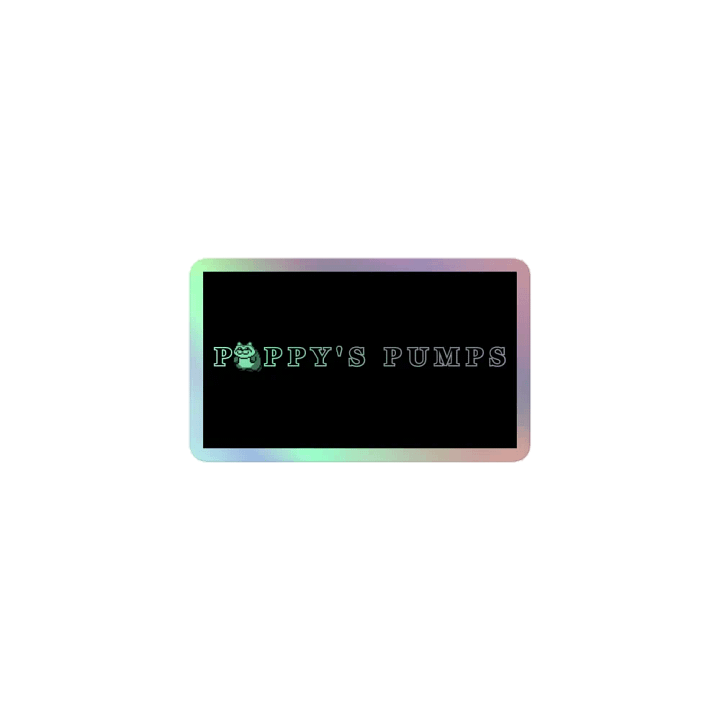 Poppy's Pumps Holo Sticker product image (1)