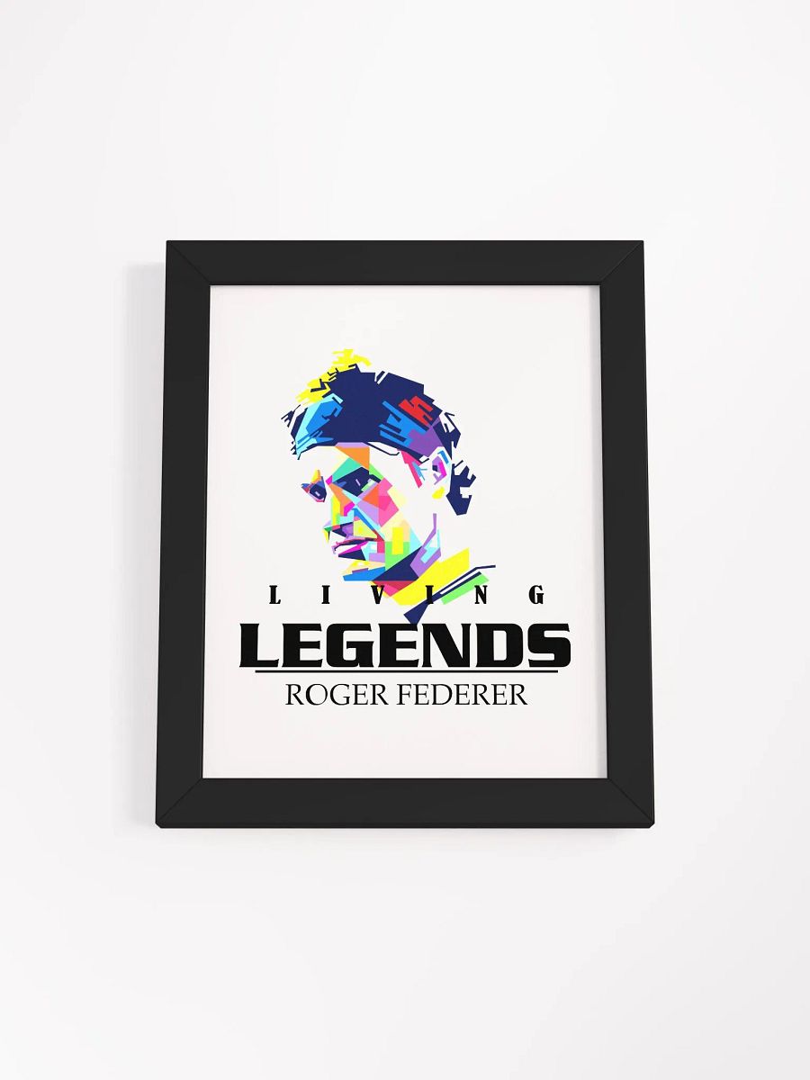 Roger Federrer Living Legend Framed Poster product image (5)